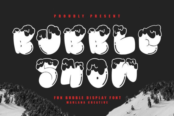Bubble Snow Font: A Playful Tool for Standout Branding