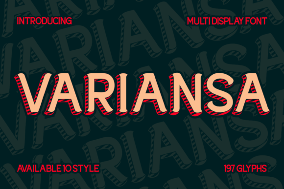 Crafting a Signature Look with the Variansa Font