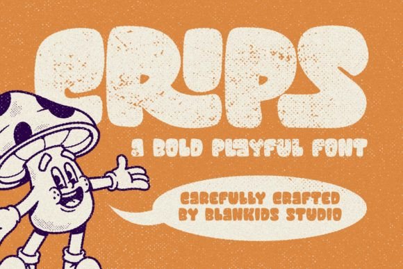 Crips Font Review: Testing a Bold Playful Typeface in Real Branding Projects