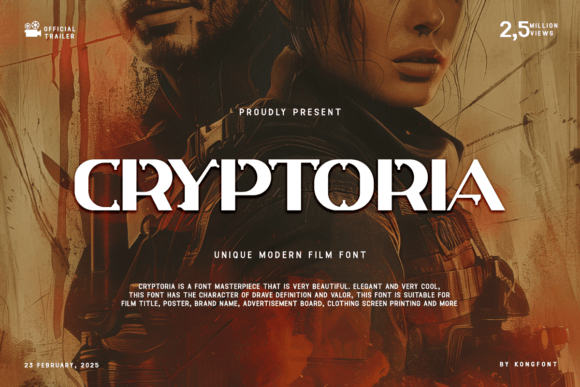 Cryptoria: A Font for Brands That Want to Stand Apart