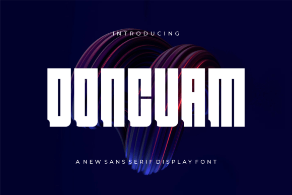 Doncuam Typeface: A Bold Display Font for Web Design That Demands Attention