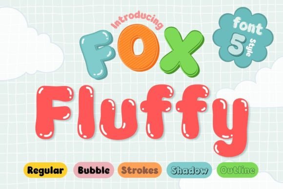 Fox Fluffy: A Playful Display Font for Web Design