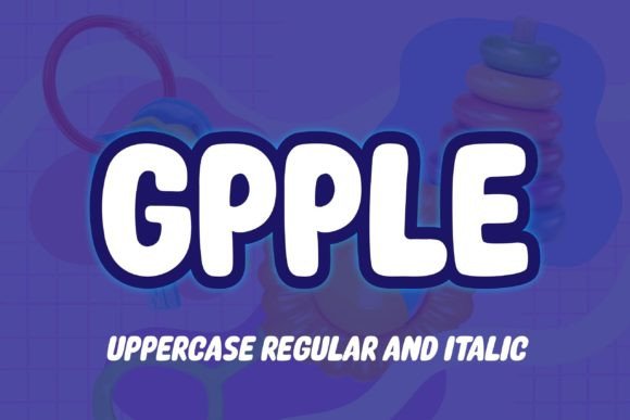 Gpple: A Display Font That Commands the Room Quietly