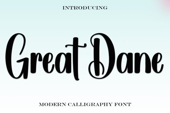 Great Dane: The Festive Font for Distinctive Digital Design