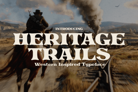 Heritage Trails Font: A Display Typeface for Editorial Storytelling