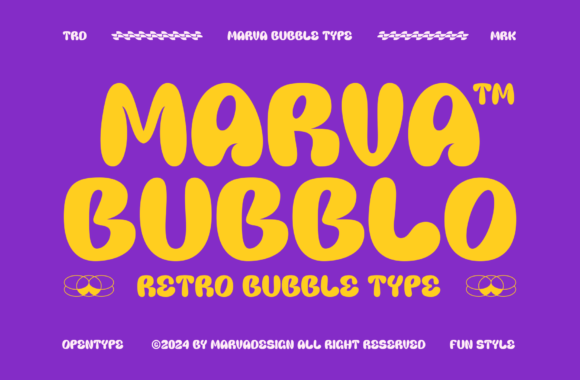 Marva Bubblo: A Display Font with Editorial Warmth