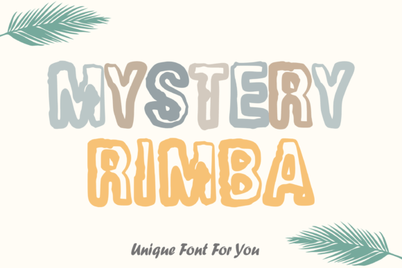 Mystery Rimba: A Typeface for Branding with Horror Chic