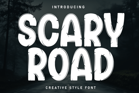 Scary Road Font Review: A Bold Display Typeface for Designers