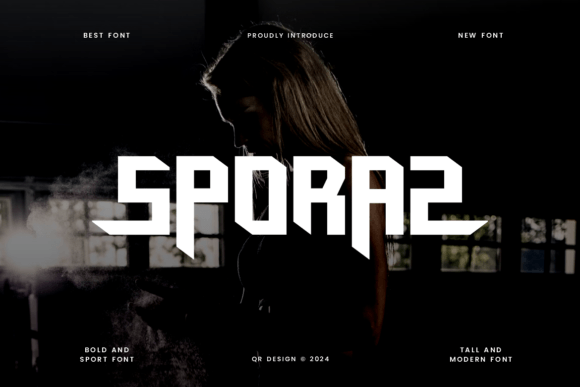 Sporaz Font: A Bold Display Typeface for Standout Marketing