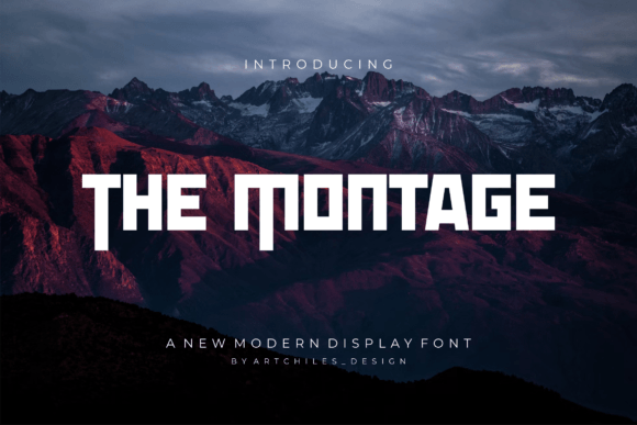 The Montage: A Typeface for Editorial Personality