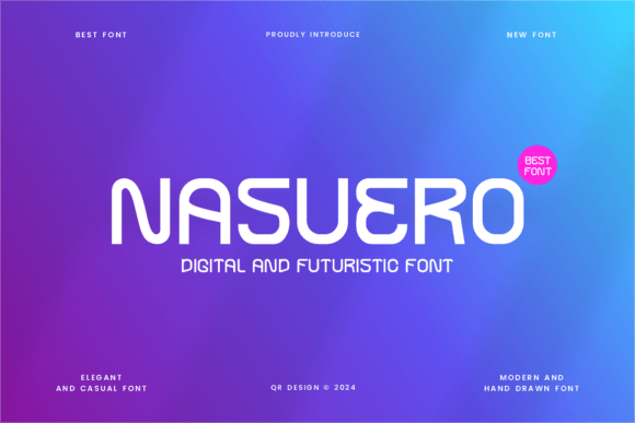The Nasuero Font: A Futuristic Typeface for Modern Branding