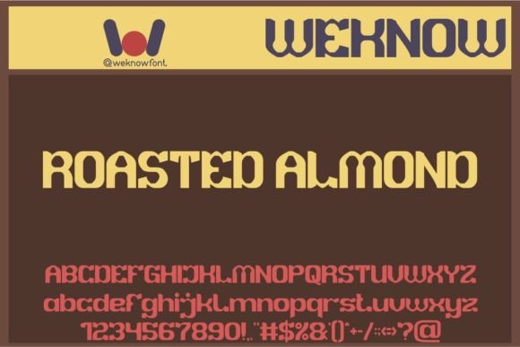 The Roasted Almond Font: An Authentic Choice for Small Business Branding