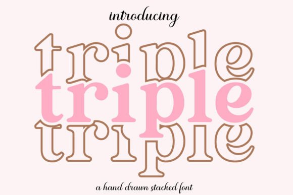 Tripletext: A Premium Display Font for Brand Builders
