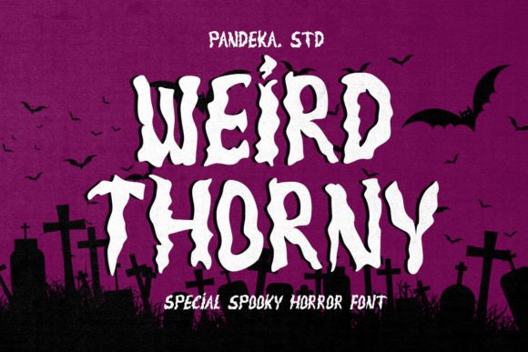 Weird Thorny: The Display Font for Editorial Mood